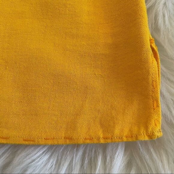 Embroidered Square Cut V-neck Top With Roses - Picture 5 of 8